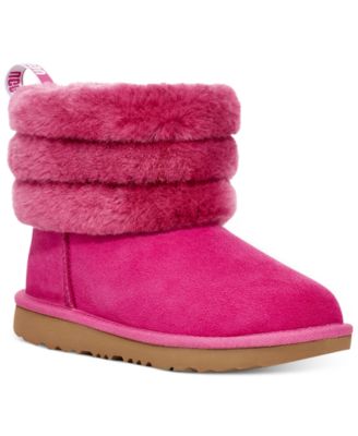 pink ugg fluff