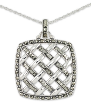 image of Marcasite Square Weave 18