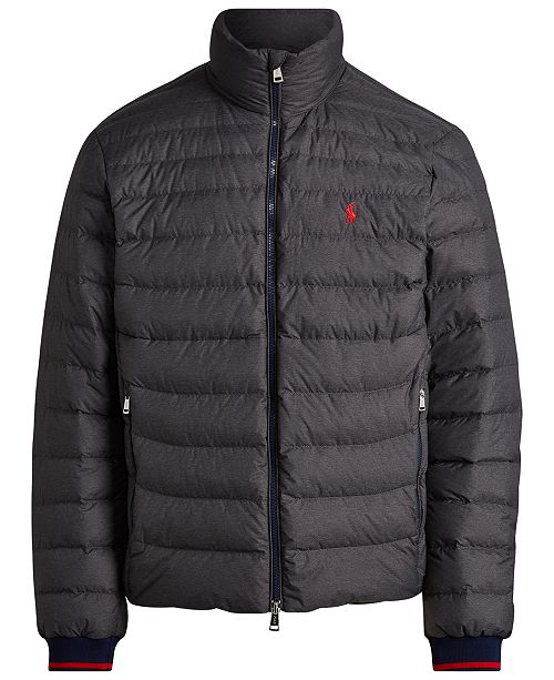 Polo Ralph Lauren Men's Packable Quilted Down Jacket & Reviews - Coats ...