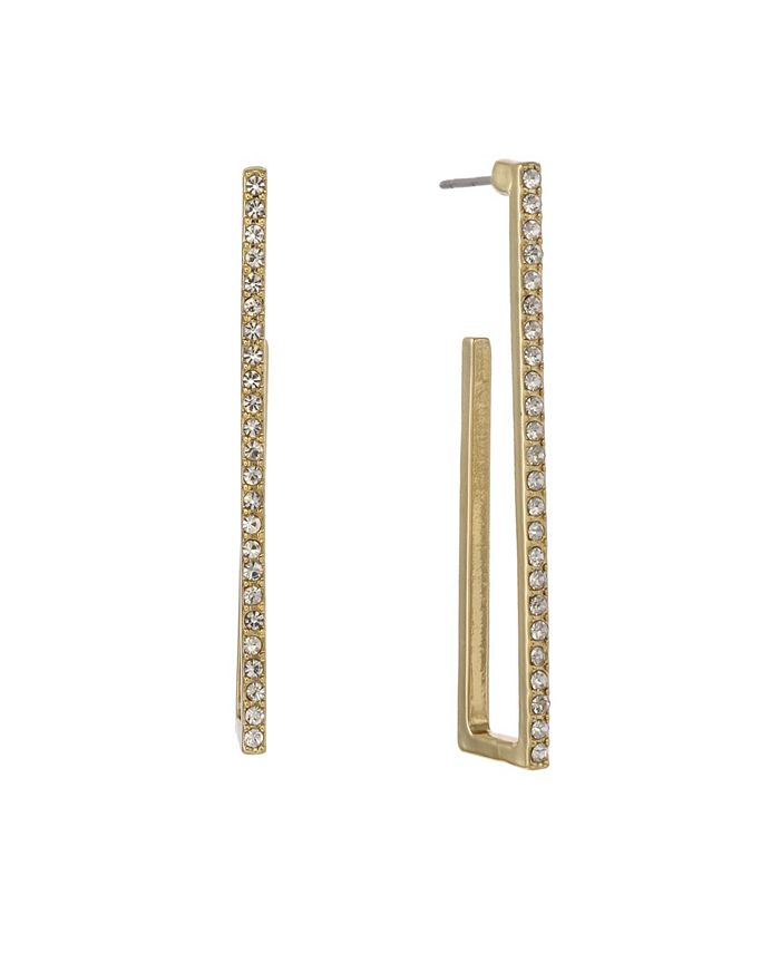 Christian Siriano New York Christian Siriano Gold Tone Linear Square