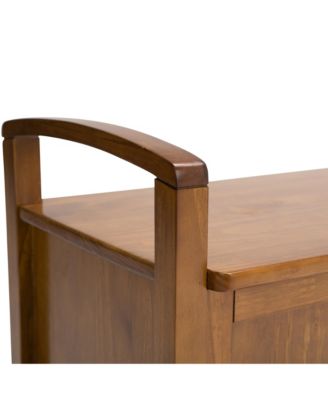 Warm Shaker Storage Bench