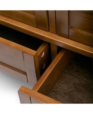 Warm Shaker Console Table