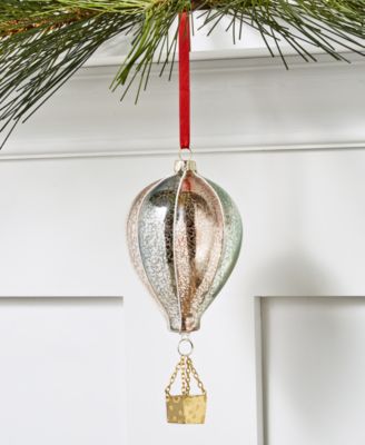Holiday Lane - Shimmer and Light Hot Air Balloon Ornament