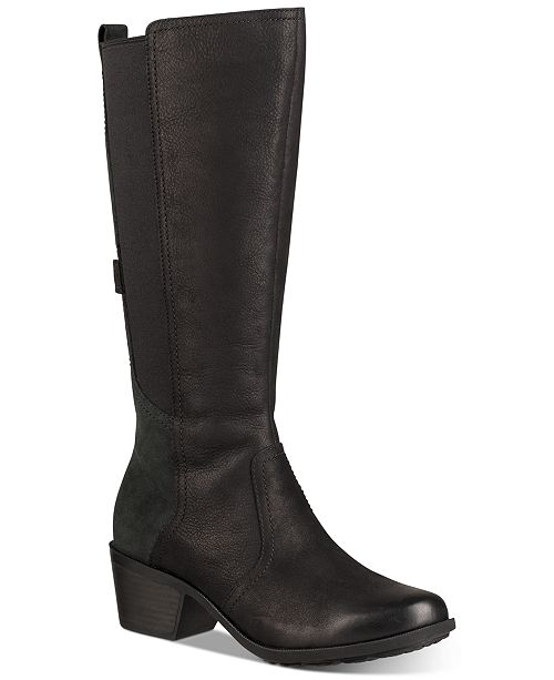 Teva Women S Anaya Waterproof Tall Boots Reviews Boots Shoes Macy S