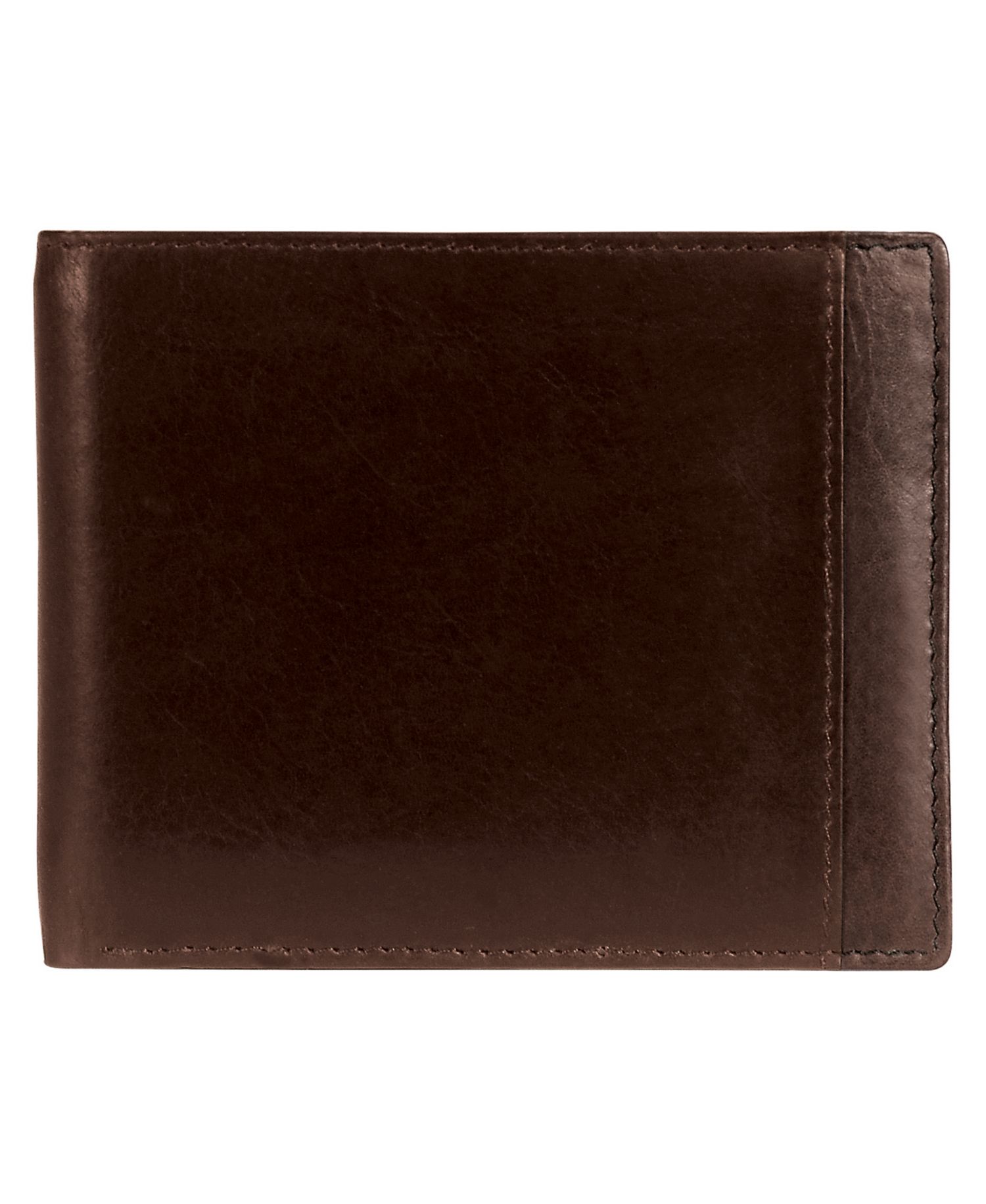 Casablanca Collection Men's RFID Secure Center Billfold with Removable Left Wing Passcase