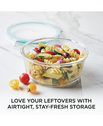 Lock & Lock Purely Better Glass Round Food Storage Container
