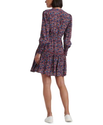 Lucky Brand Carrie Drawstring-Waist Dress