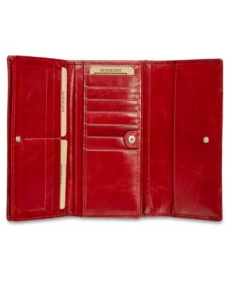 Casablanca Collection RFID Secure Ladies Trifold Wing Wallet