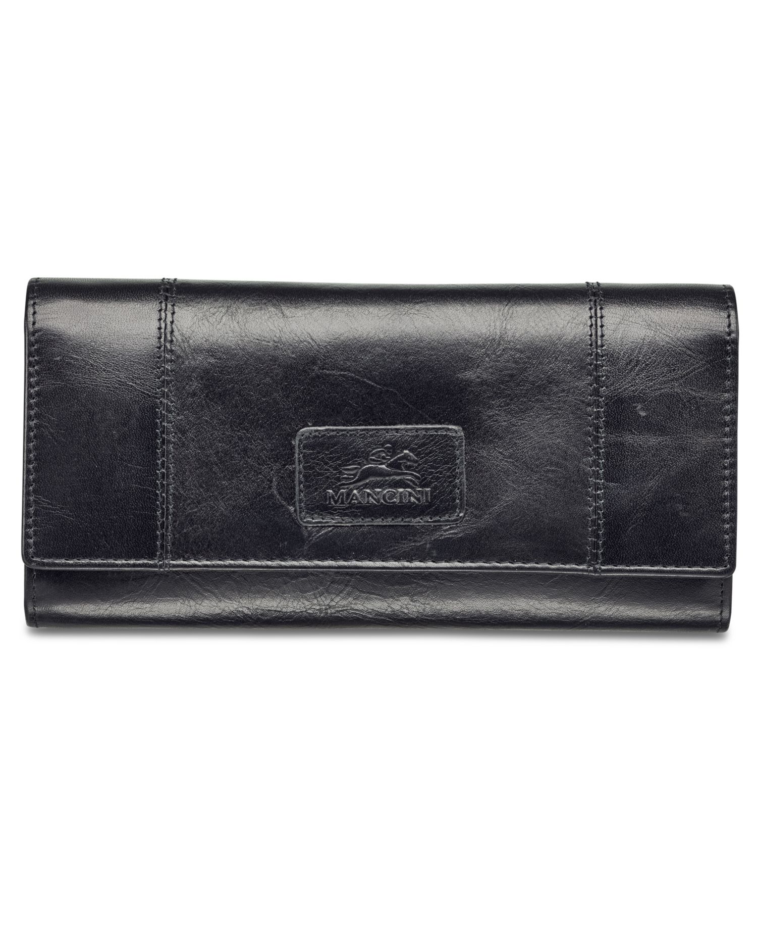 Casablanca Collection RFID Secure Ladies Trifold Wing Wallet