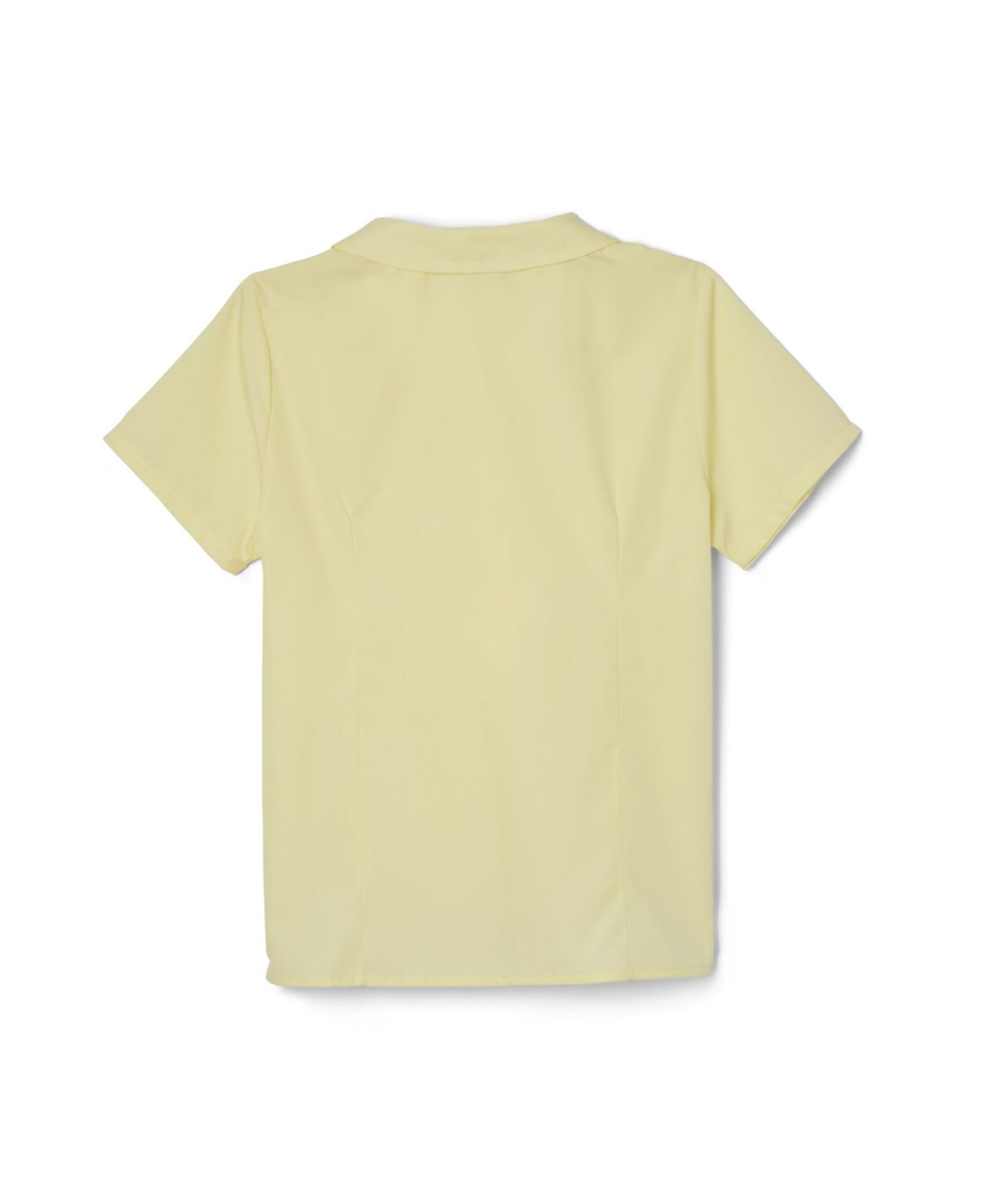 Plus Girls Short Sleeve Modern Peter Pan Blouse