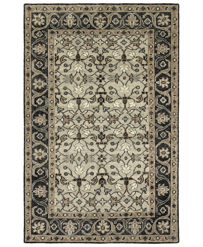 Kaleen Herrera HRA0584 Oatmeal 3' x 5' Area Rug Macy's