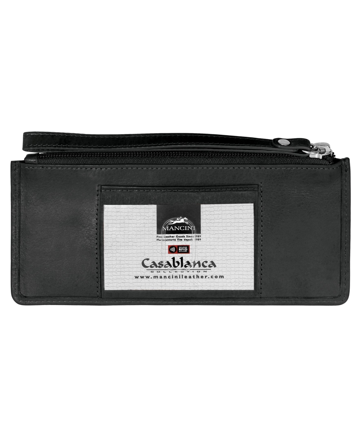 Mancini Casablanca Collection Rfid Secure Ladies Wristlet/Wallet