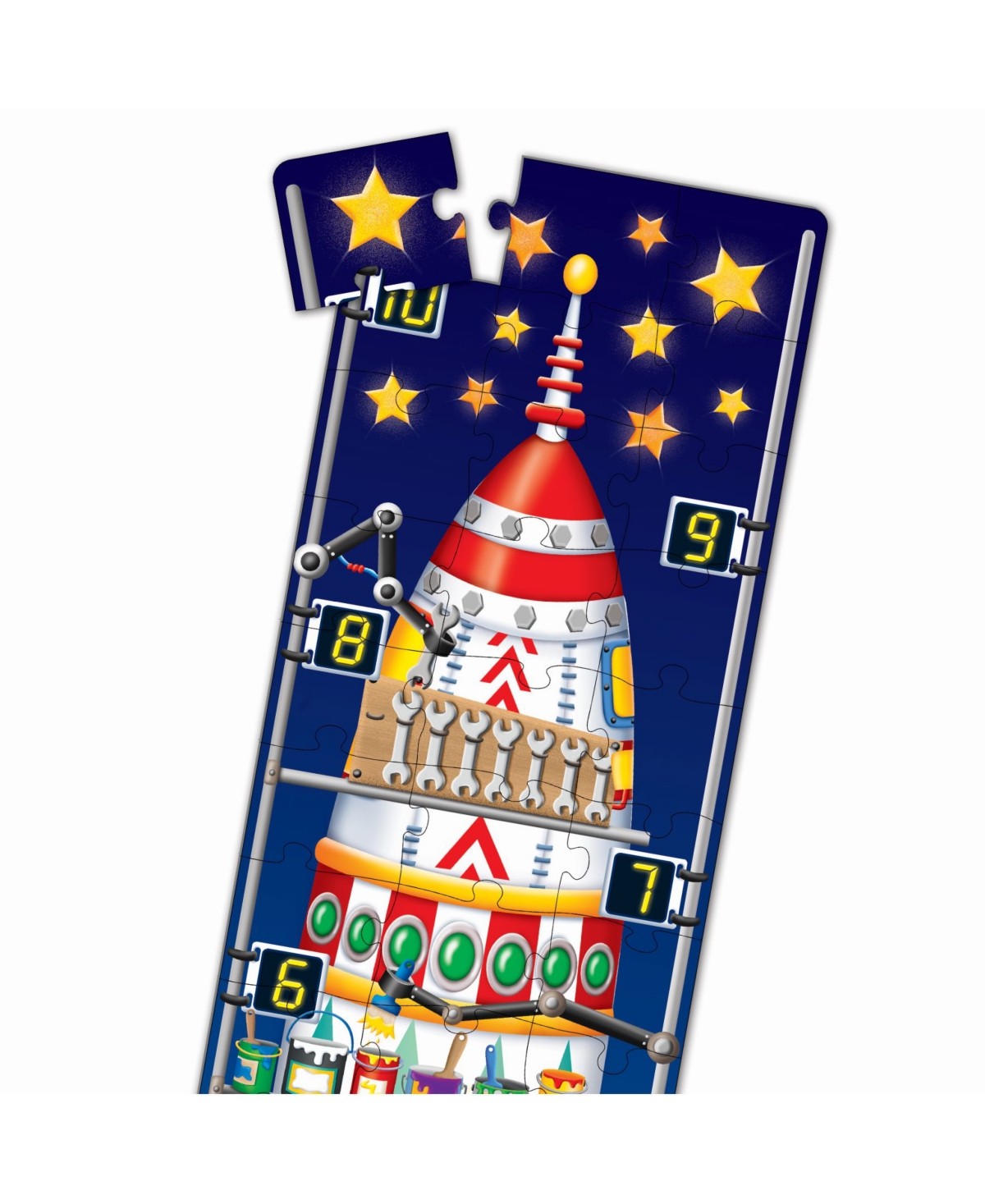 Shop The Learning Journey Long And Tall Puzzles- 123 Rocket Ship In Multi