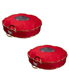 2 Pack 24" Holiday Wreath Bag