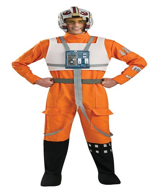 Buyseasons Buy Seasons Men S Star Wars Clone Wars X Wing Fighter Pilot Costume Reviews Men Macy S