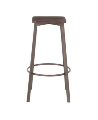 Clara Square Bar Stool, Set of 2