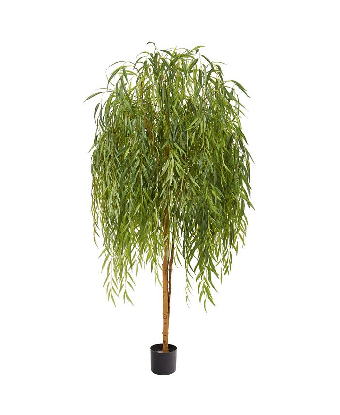 Nearly Natural 7' Willow Artificial Tree Macy's