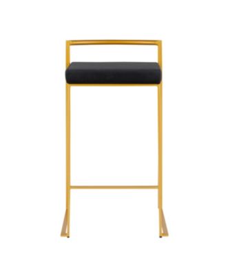 Fuji Gold Counter Stool, Set of 2