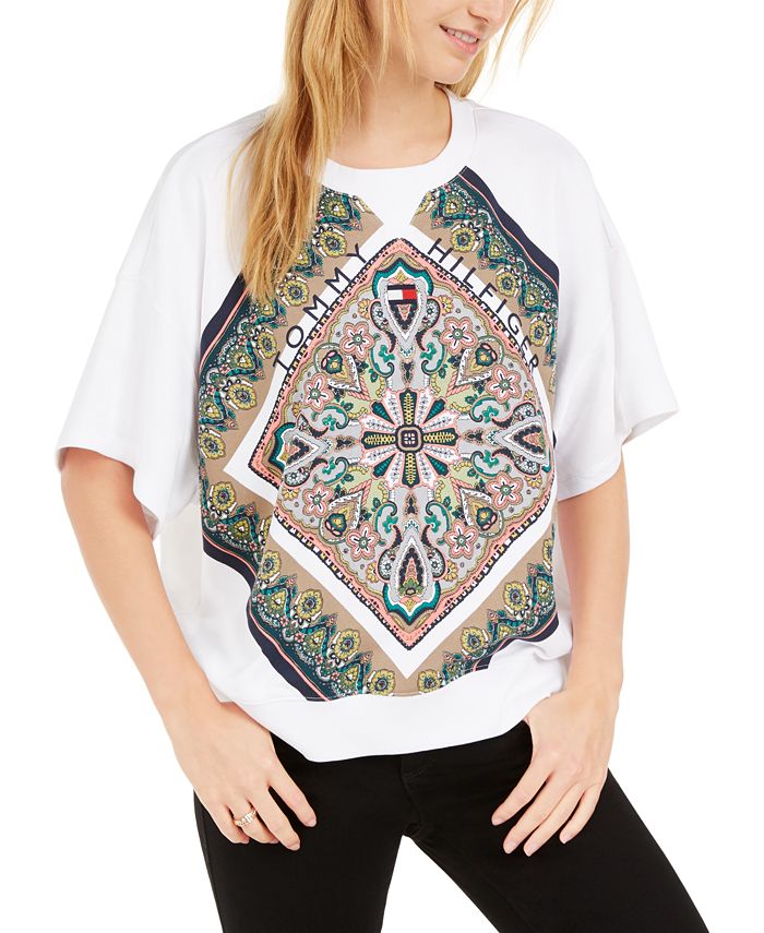 Tommy hilfiger raglan sweatshirt top