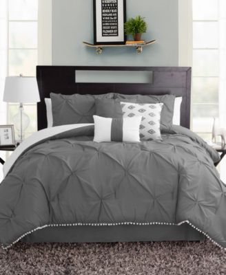 Pom-Pom Twin 6 Piece Comforter Set