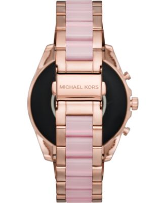 michael kors rose gold bradshaw smartwatch