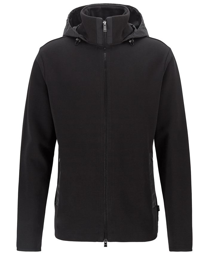 Hugo Boss BOSS Men's Shepherd 18 Hooded Zip-Through Sweatshirt ...