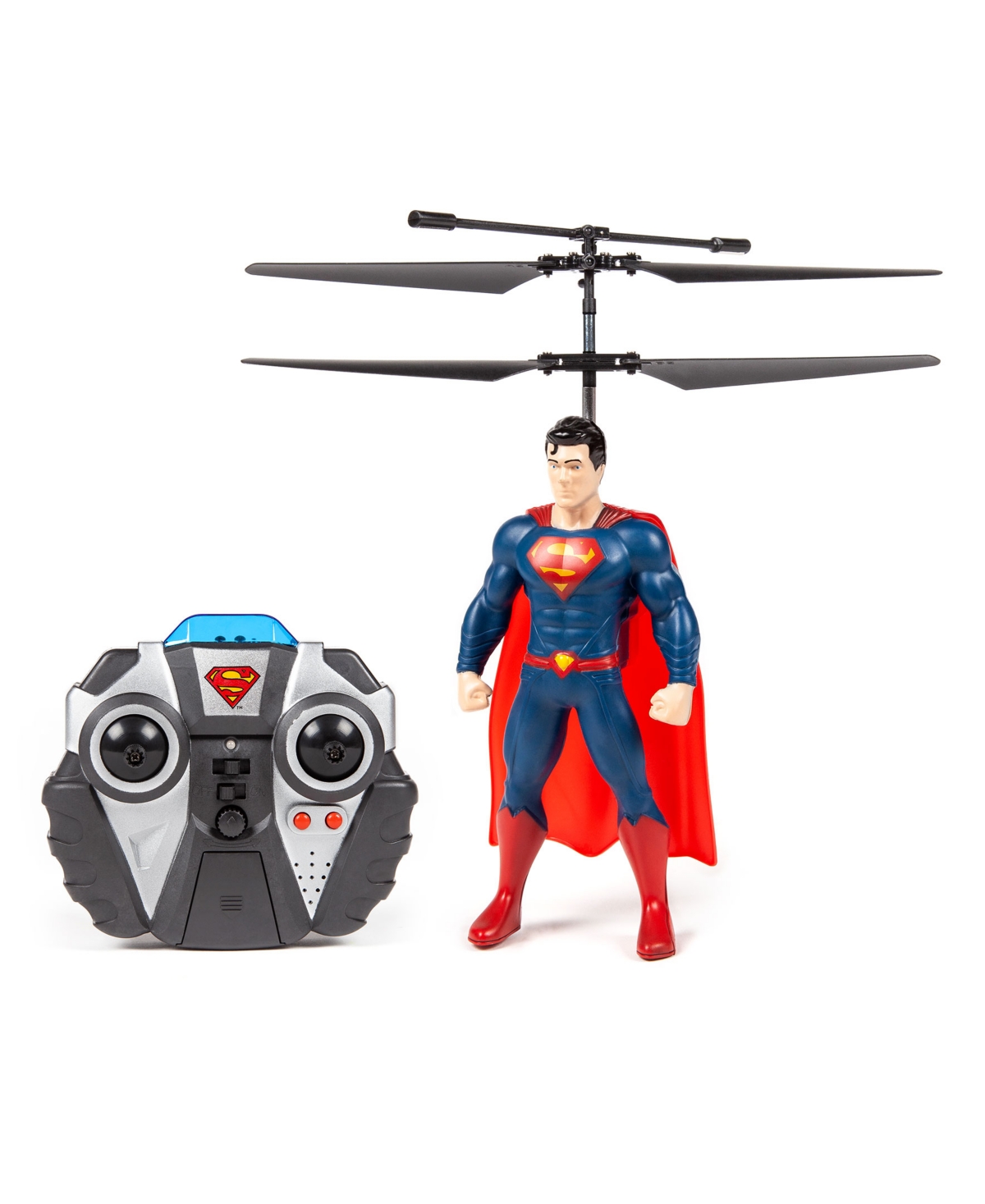 Dc Comics Superman 2ch Ir Flying Figure Helicopter In Multi