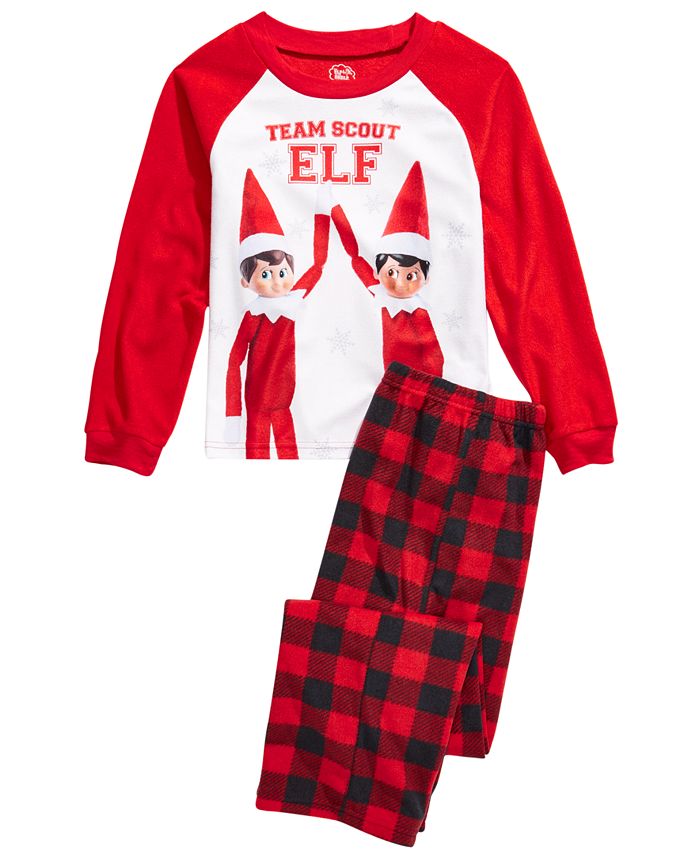 AME Little & Big Boys 2-Pc. Fleece Elf Pajamas Set - Macy's