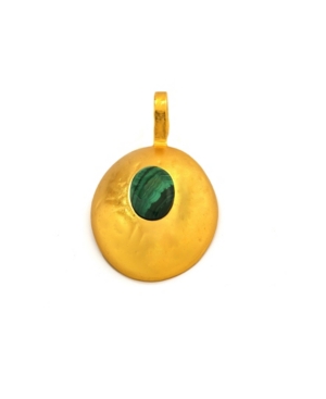 image of Stephanie Kantis Pebble Malachite Pendant