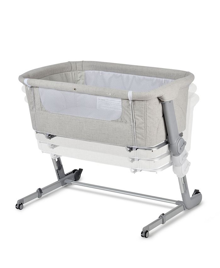 Unilove Grey Hugme Plus Bedside Sleeper Bassinet Includes Mattress and ...