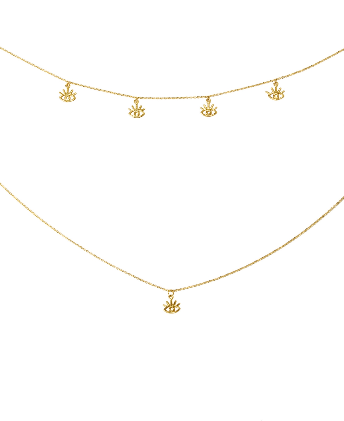 Earth Goddes Layered Necklace - Gold