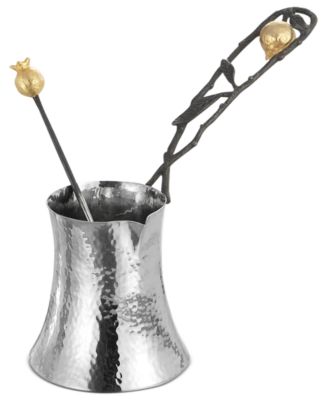 Michael Aram Pomegranate Coffee Pot with Spoon - Macy's