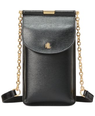 Lauren Ralph Lauren Saffiano Leather Phone Crossbody