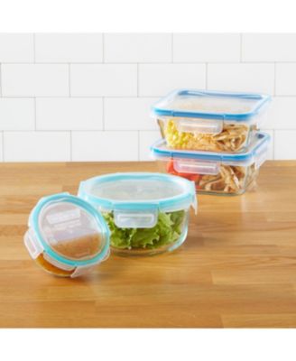 Snapware Total Solution 8-Pc. Glass Storage Container Set 