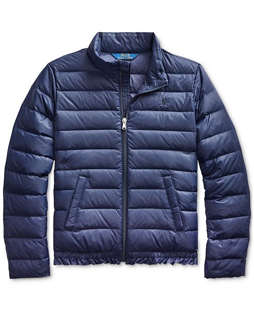 Polo Ralph Lauren Big Girls Quilted Down Jacket Created For