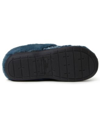 women's dearfoams chenille knit clog slippers