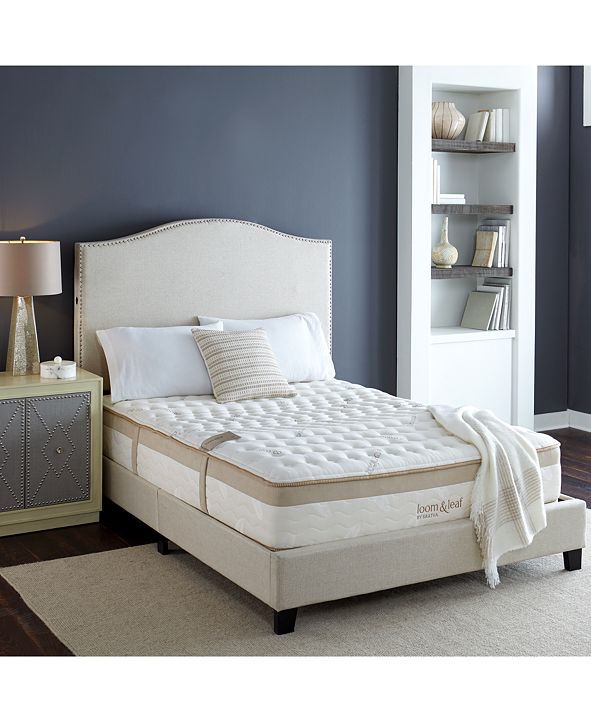 Saatva Loom & Leaf 12" Relaxed Firm Mattress Set King & Reviews