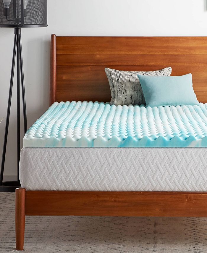 Lucid 2" Convoluted Gel Topper, Twin Macy's