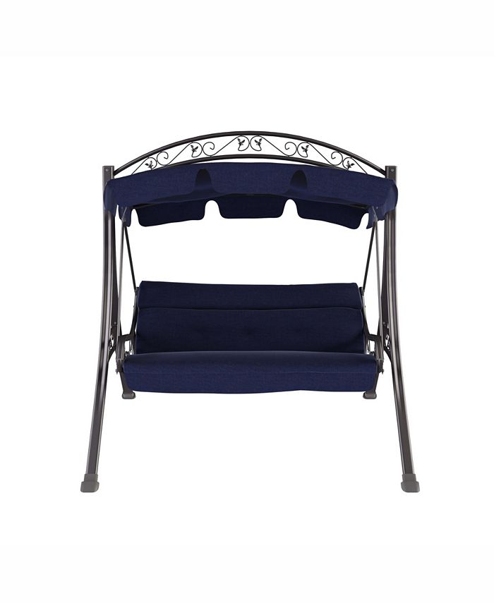 CorLiving Distribution Nantucket Patio Swing with Arched Canopy