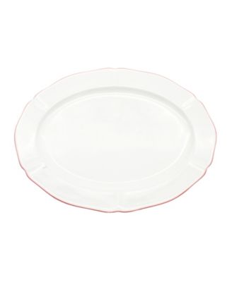 Amelie Roseate Rim 14" Oval Platter