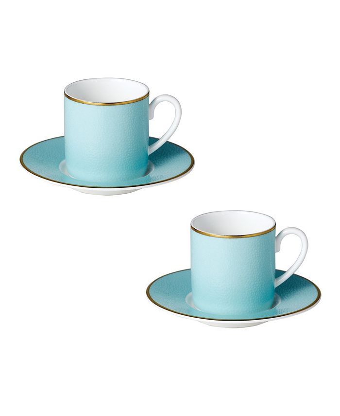 Twig New York Charlotte Espresso Cups Saucers - Set of 2 - Macy's