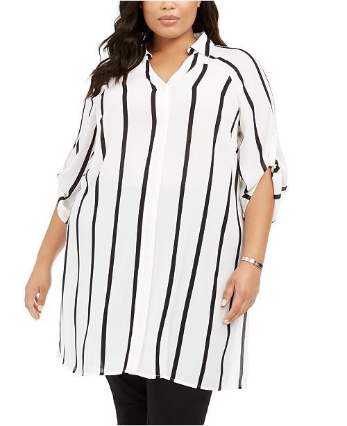 Alfani Plus Size Printed Super Tunic Created For Macy S Reviews