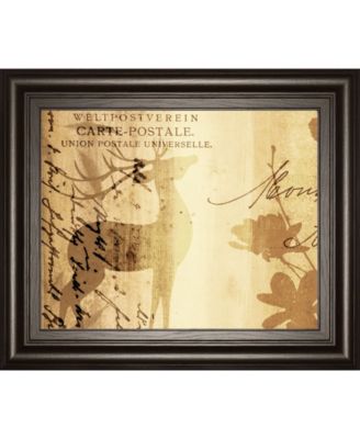 Letter I by F. Leal Framed Print Wall Art - 22" x 26"