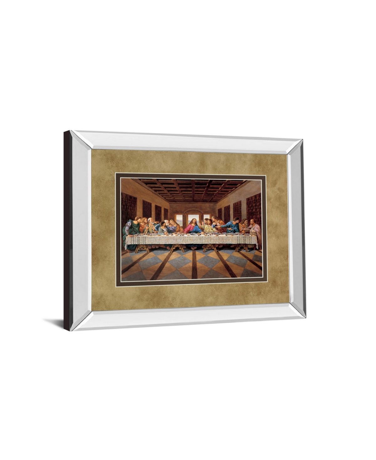 Classy Art Last Supper Mirror Framed Print Wall Art - 34