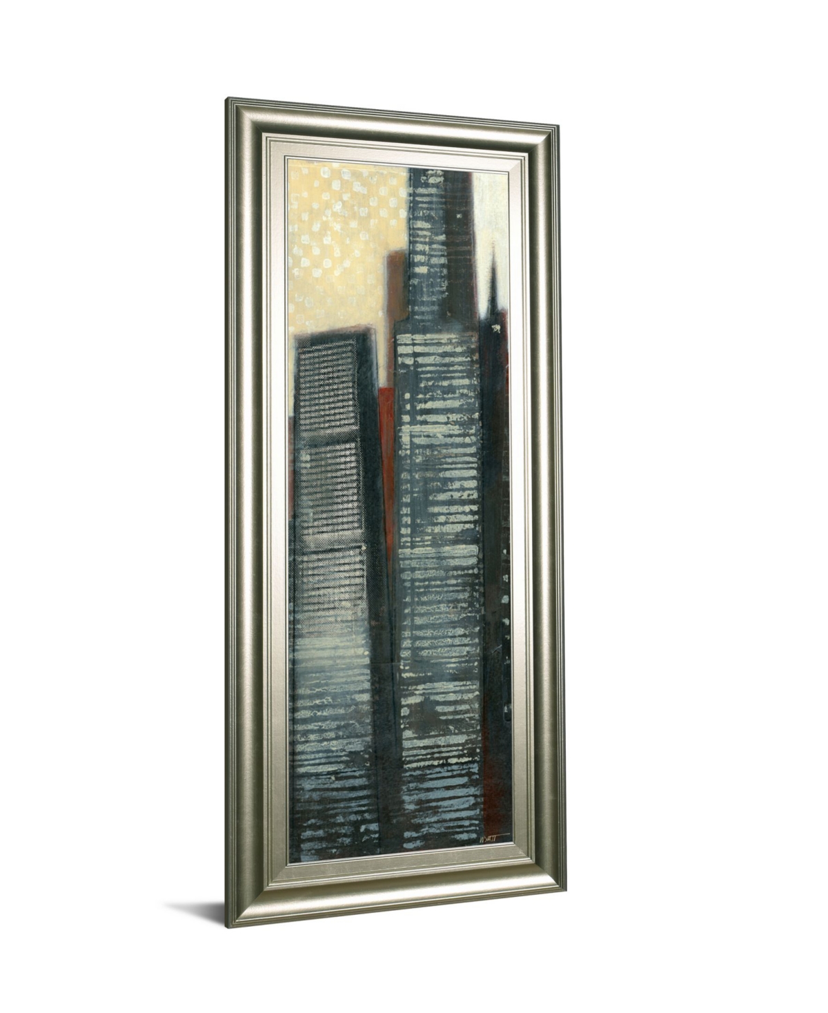 Classy Art Urban Landscape Iv by Norman Wyatt Framed Print Wall Art - 18