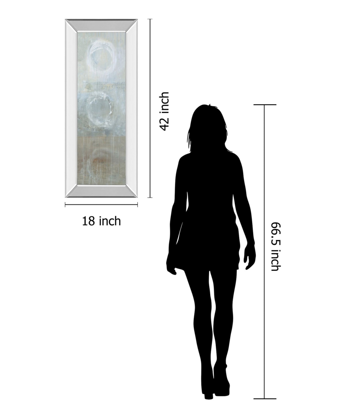 Classy Art Evolu by Heather Ross Mirror Framed Print Wall Art - 18