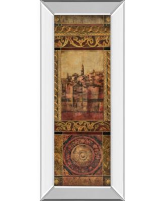 New Enchantment Il by Douglas Mirror Framed Print Wall Art - 18" x 42"