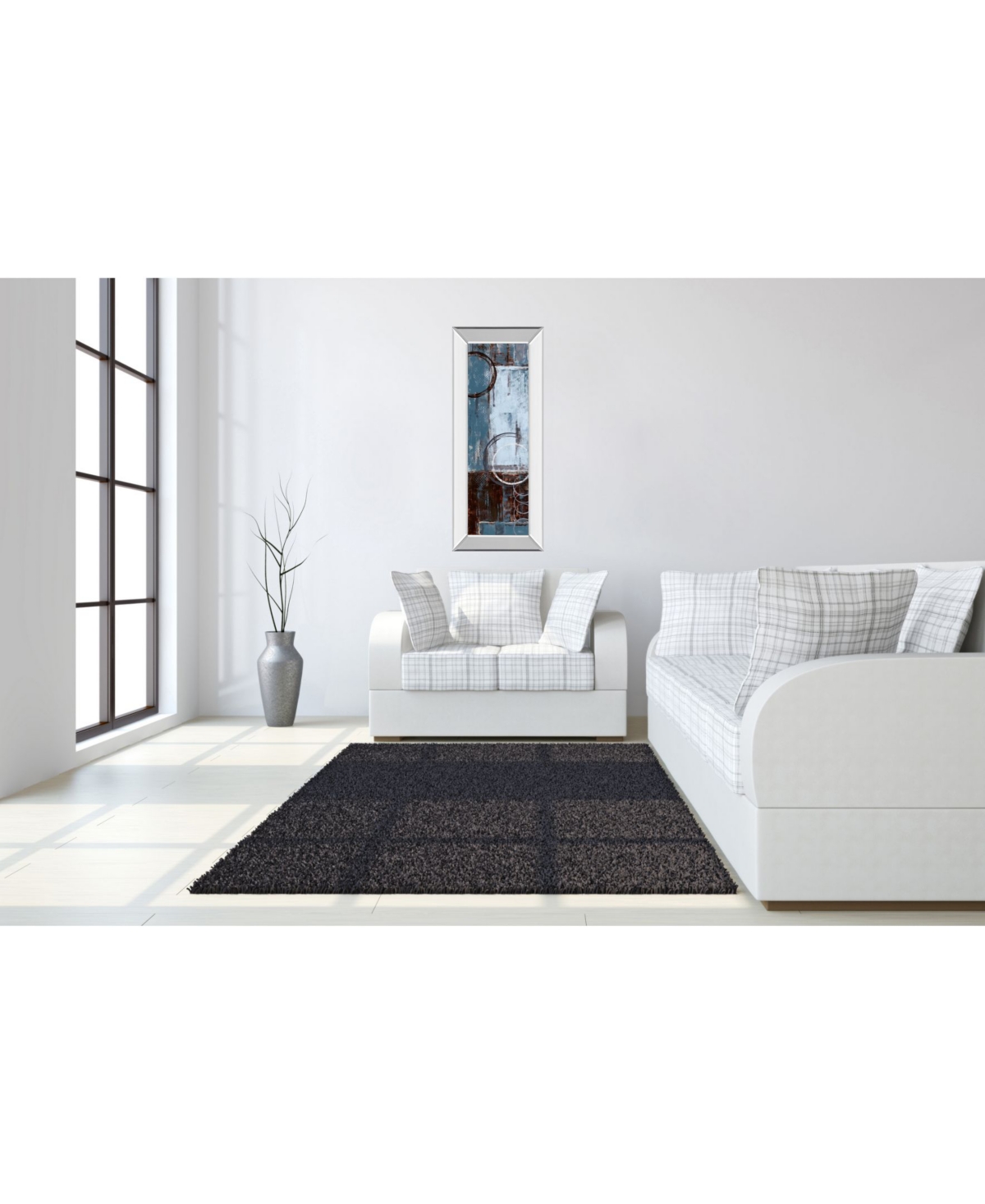 Classy Art Cool Dance Il by Maria Donovan Mirror Framed Print Wall Art - 18