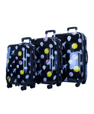 printed hard case luggage