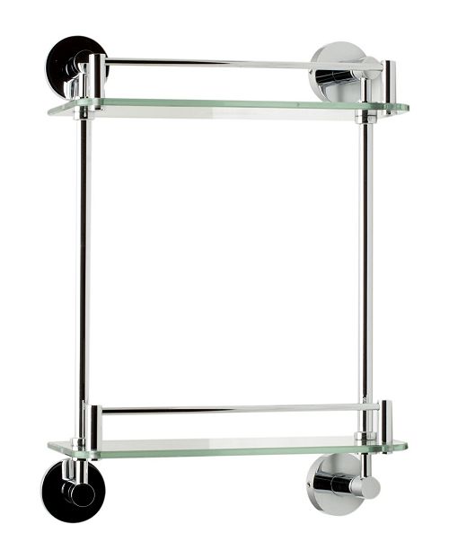 ALFI brand Polished Chrome Wall Mounted Double Glass ...